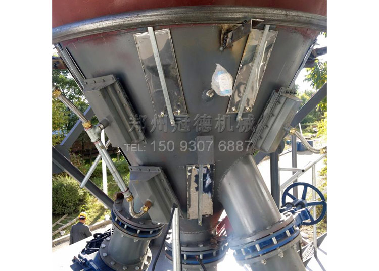 冠德灰斗氣化板安裝現場 冠德灰斗氣化板安裝現場